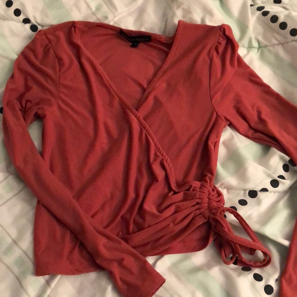 Long sleeve crop